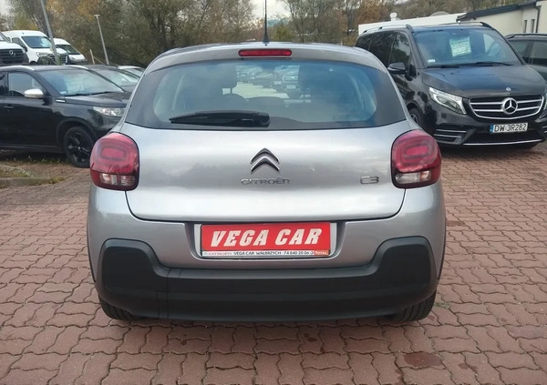 Citroen C3 cena 52900 przebieg: 56193, rok produkcji 2019 z Wałbrzych małe 211